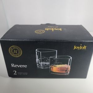Joyjolt whiskey crystal  glasses new